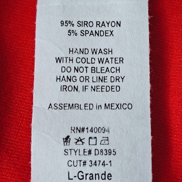 Red Side Cutout Sleeveless Jesey Midi Dress Women's Size L NWT - Picture 9 of 12